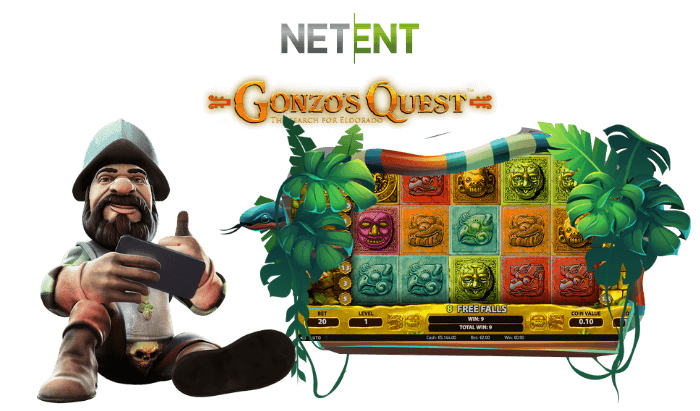 Gonzo's Quest NetEnt online slot